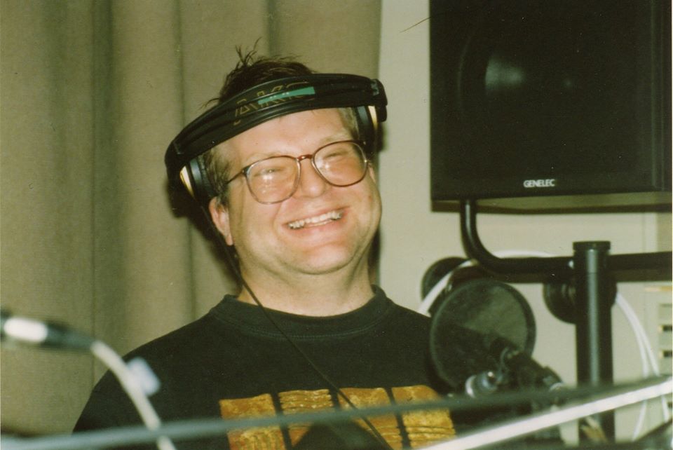 Netidők studiójában Dragon György. 1999 (Dávid Kriszta képe) 